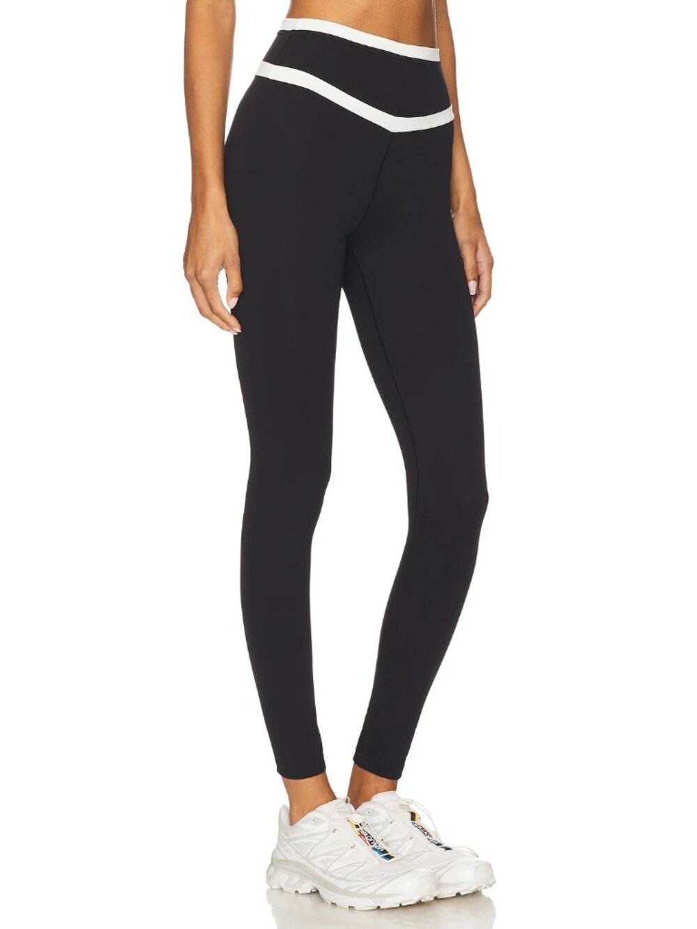 Splits59 Mason High Waist Rigor Full Length 28 Legging Black White - Picture 2 of 6